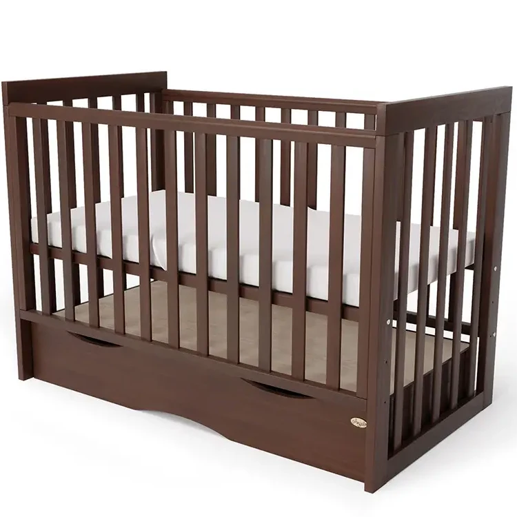 Детская кроватка Angelo LUX-11 Walnut